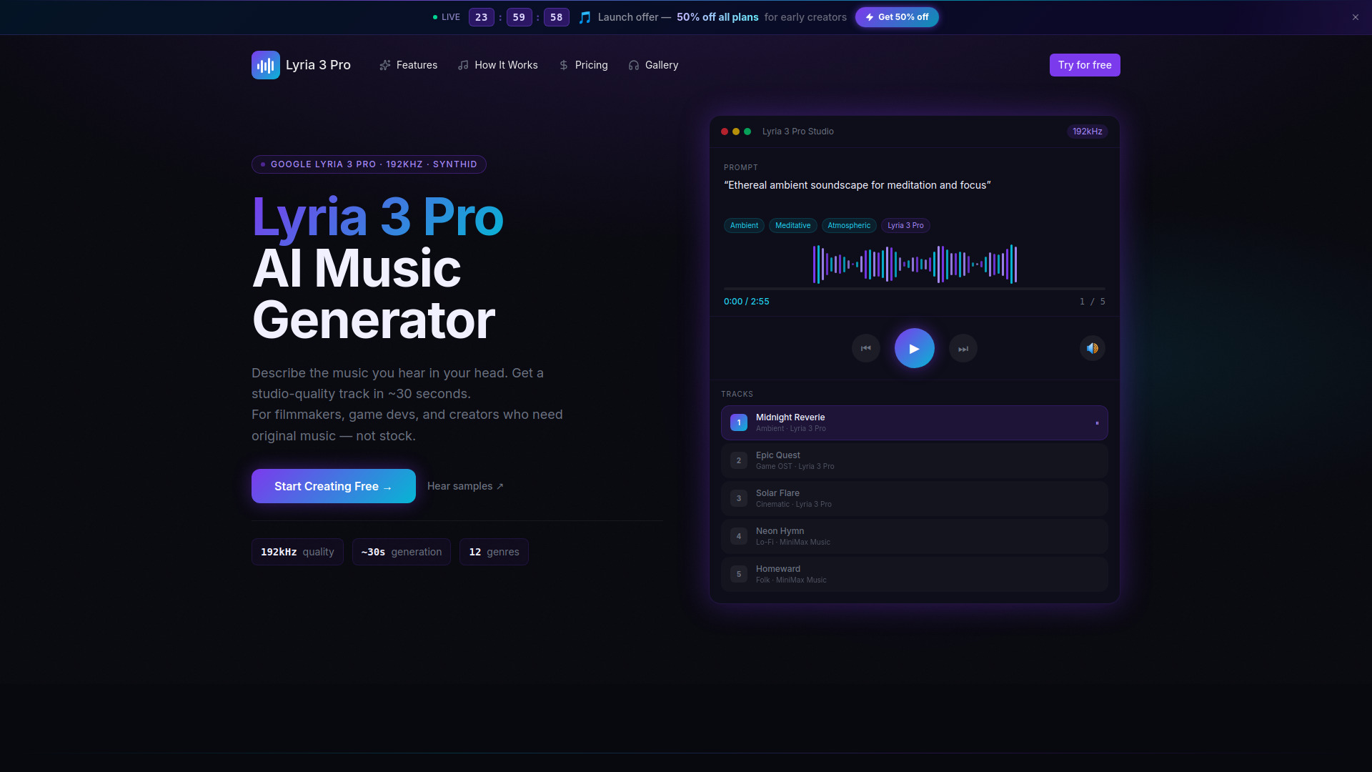 Lyria 3 Pro