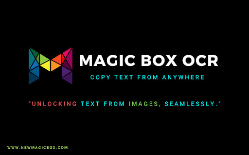 Magic Box Google Chrome OCR Software - 谷歌插件