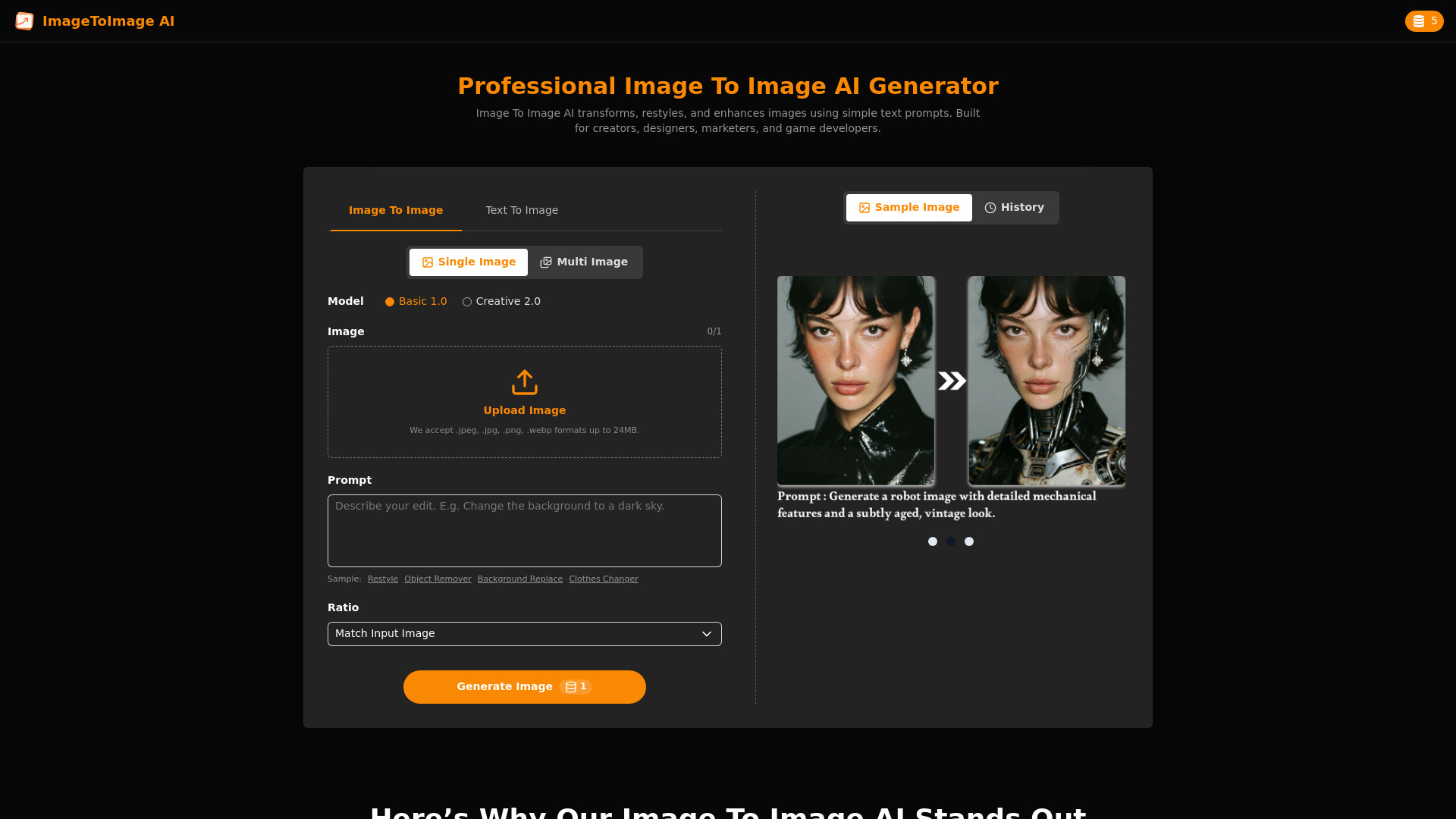 ImageToImage AI
