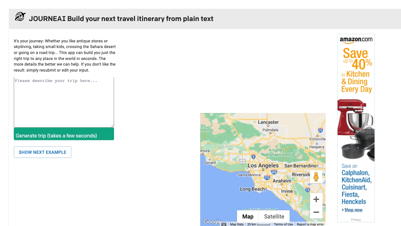 AI Trip Planner