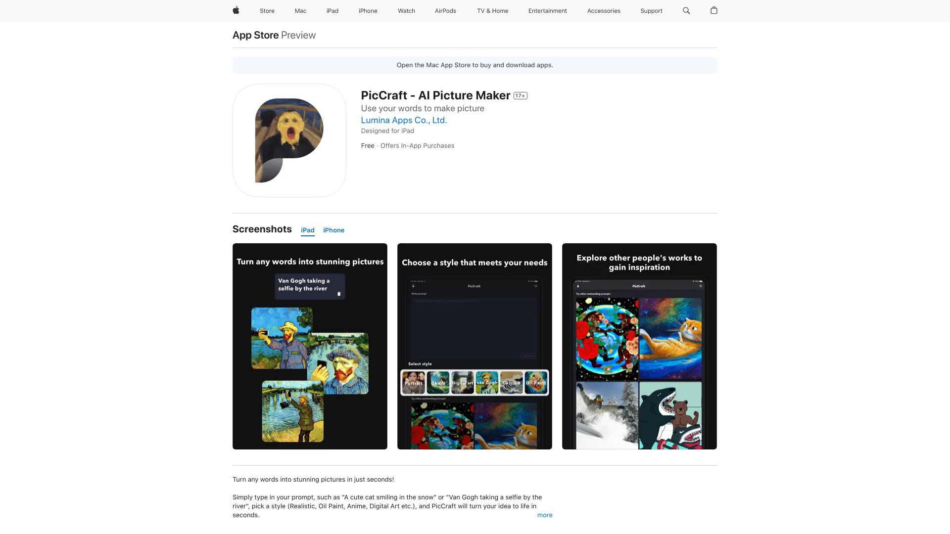 PicCraft - AI Picture Maker