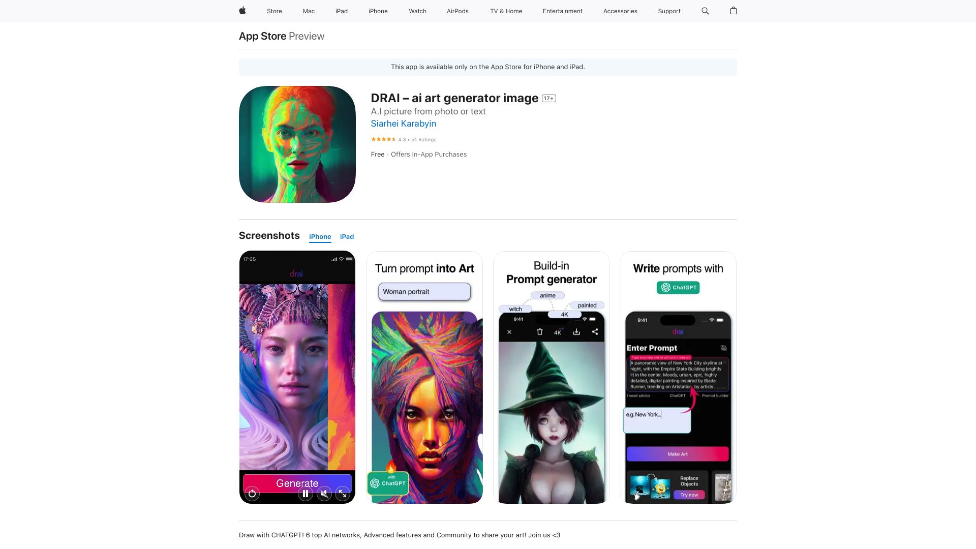 DRAI – ai art generator image