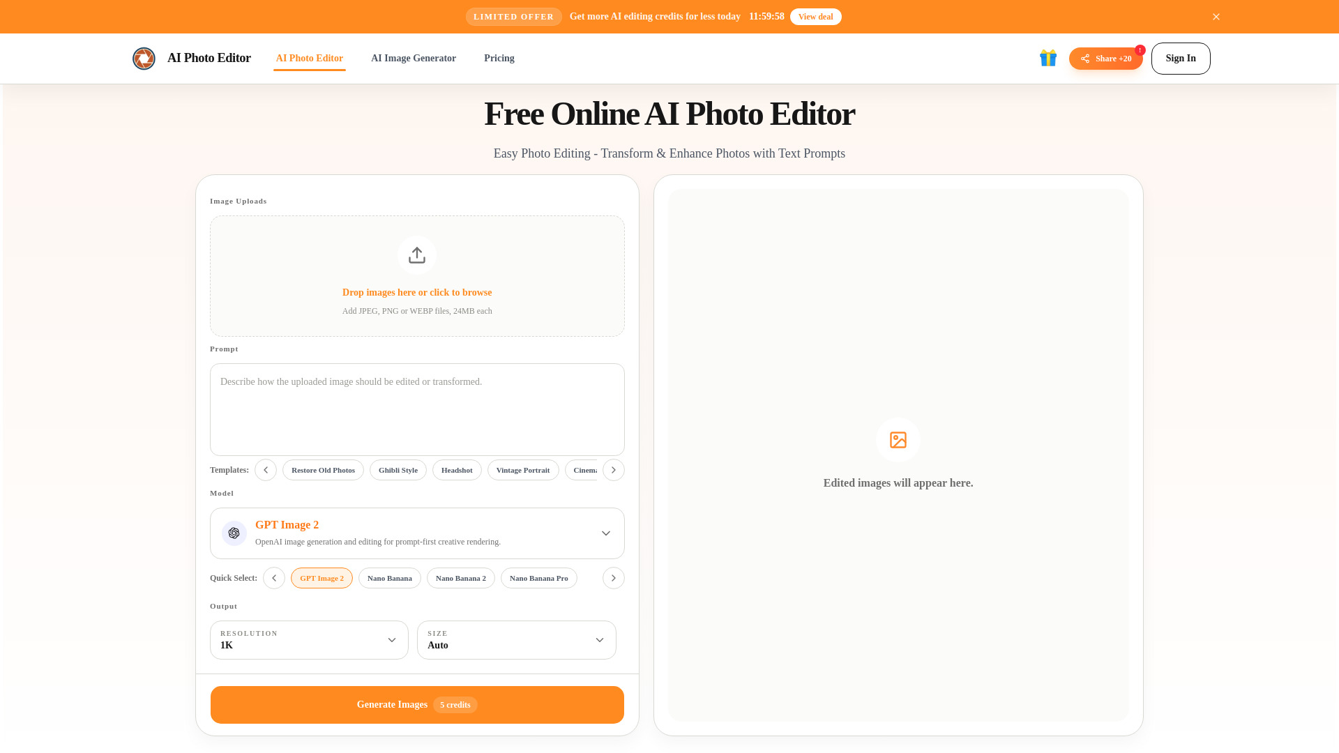 AI Photo Editor