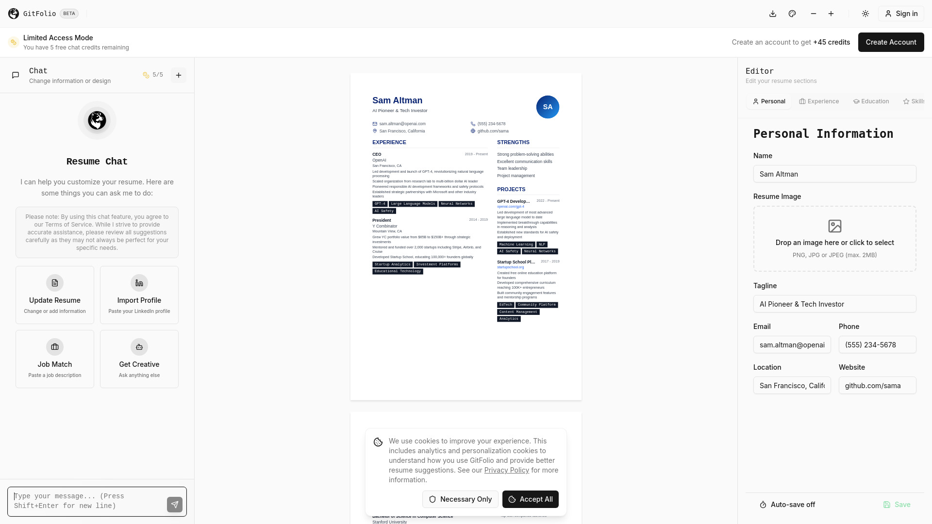 GitFolio