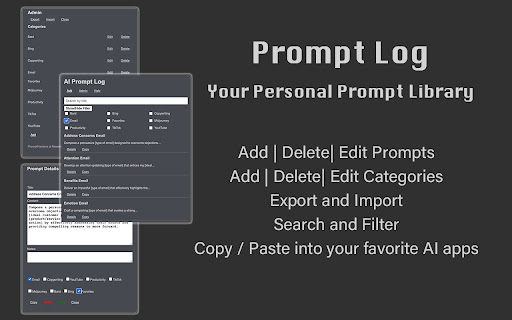 AI Prompt Log - 谷歌插件