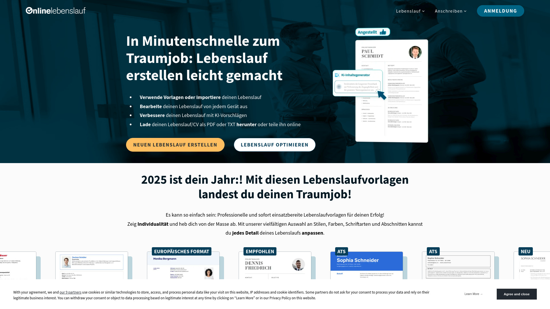OnlineLebenslauf