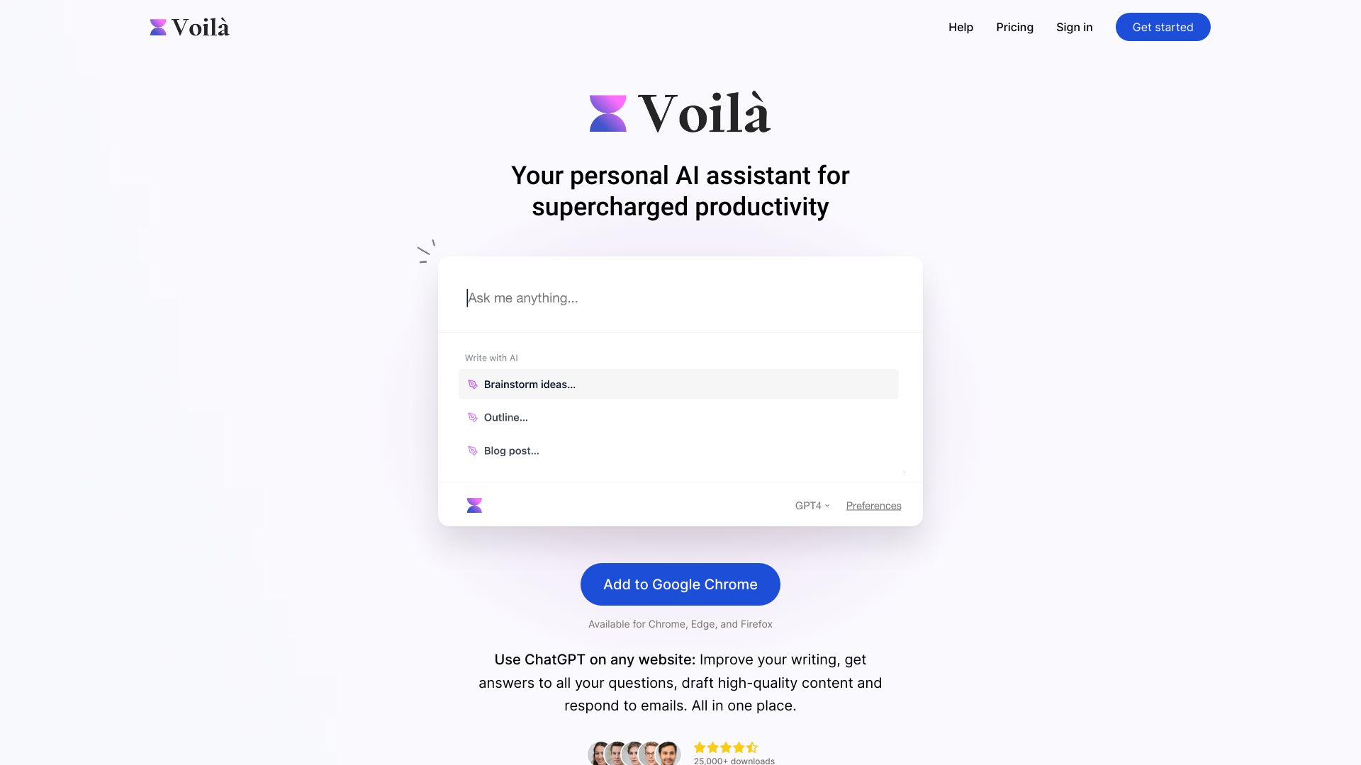 Voilà AI Assistant