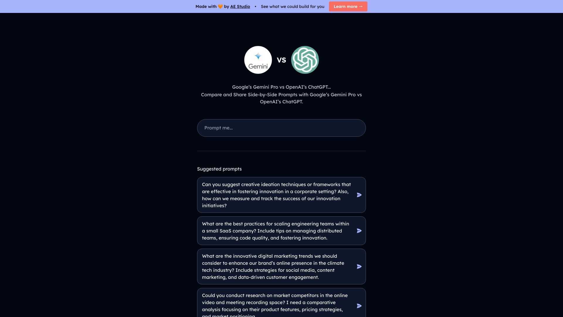 Gemini vs ChatGPT