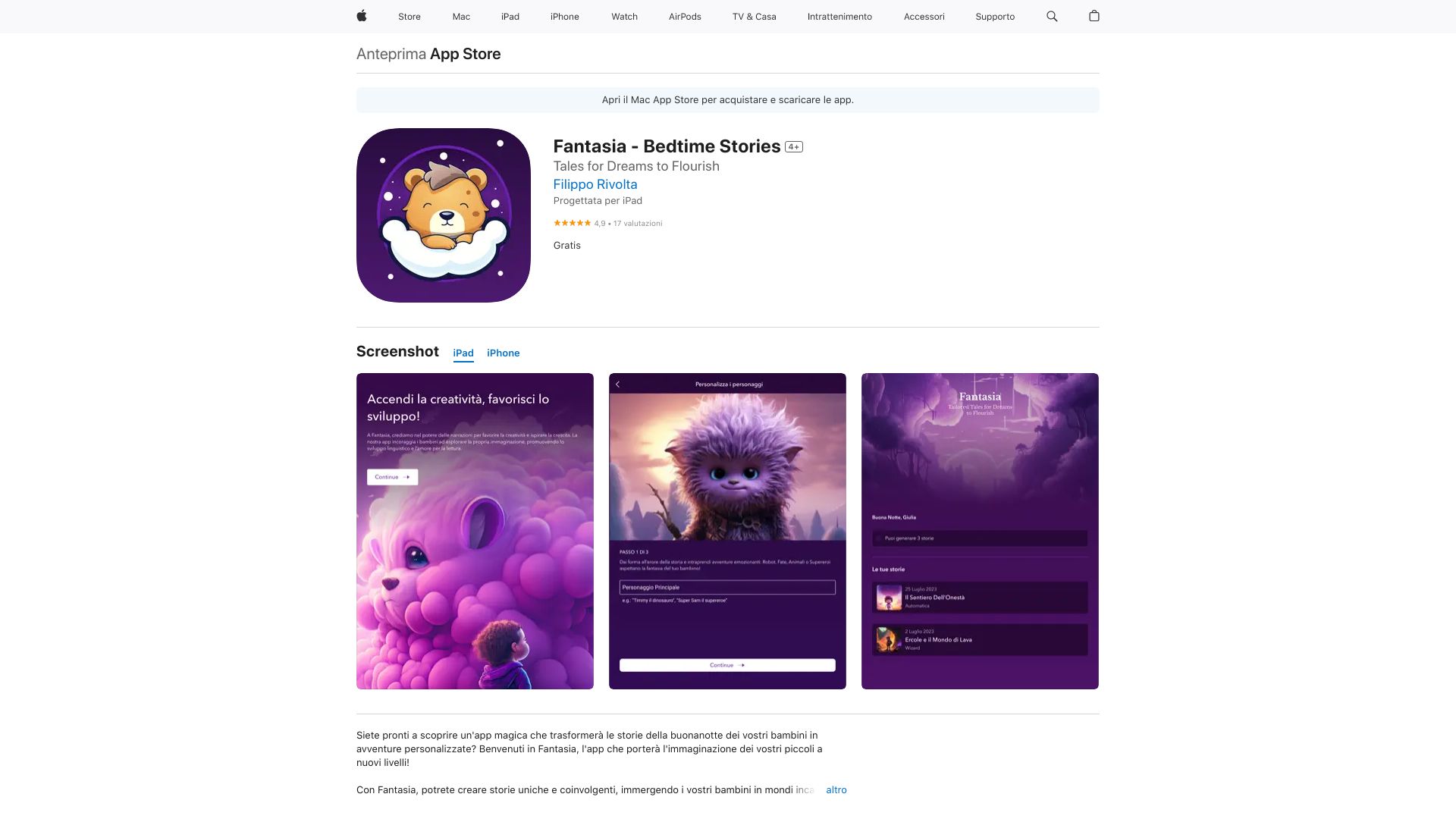 Fantasia - Bedtime Stories