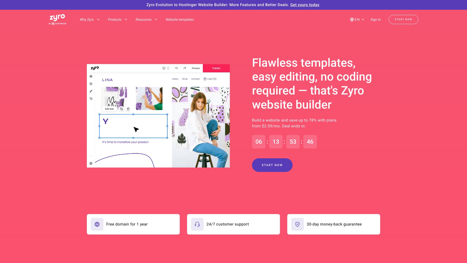 Hostinger Website Builder