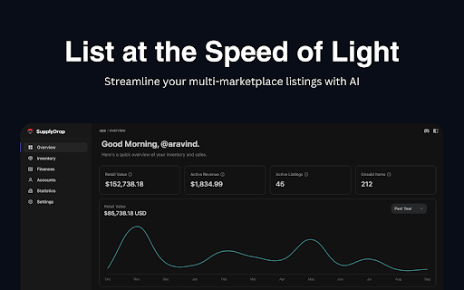 SupplyDrop Chrome Extension - 谷歌插件