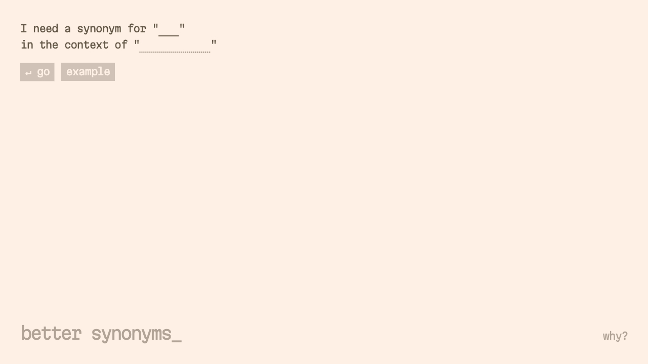 better synonyms