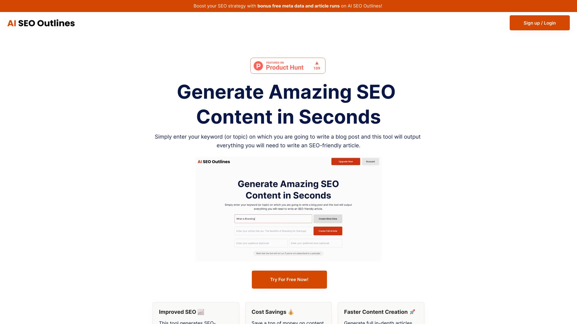Amazing SEO Content Generator