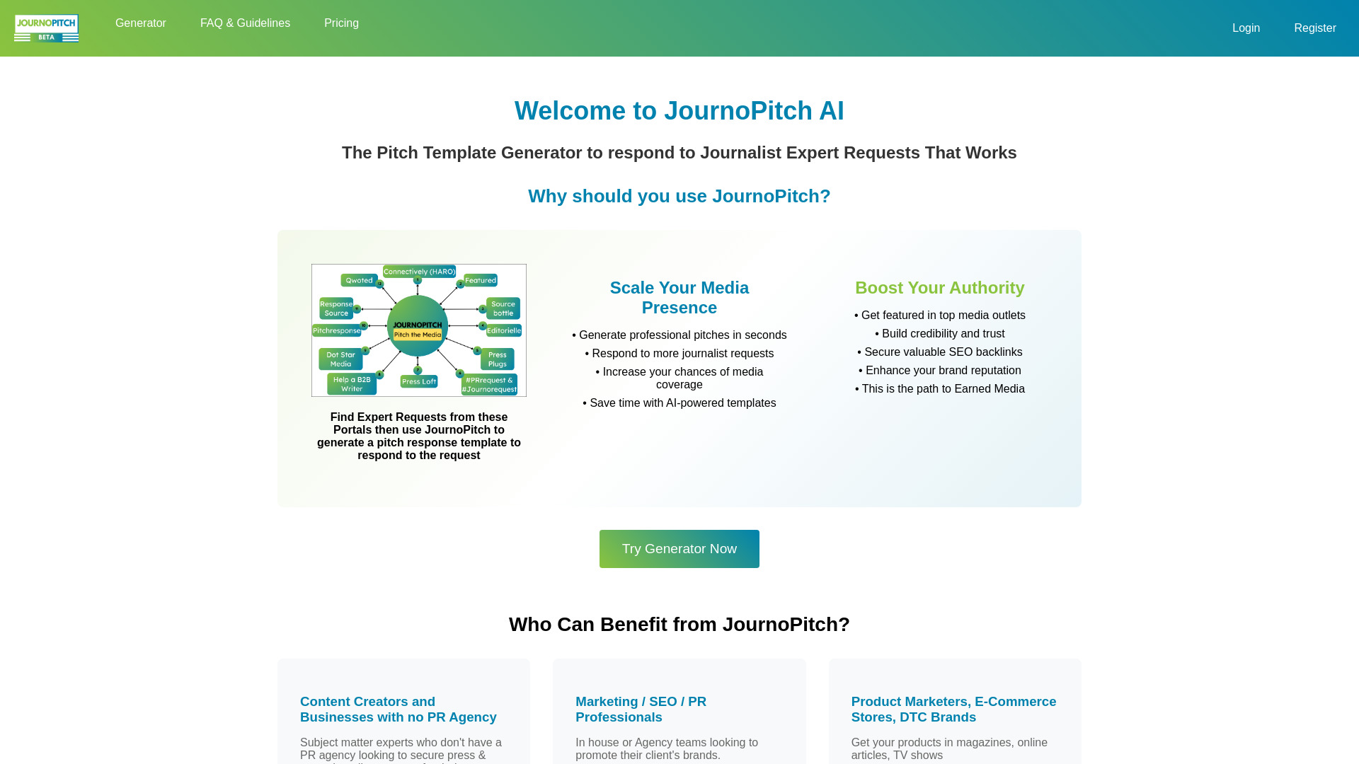 JournoPitch AI