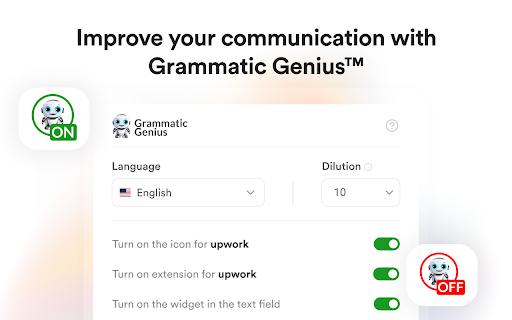 GrammaticGenius™ - 谷歌插件