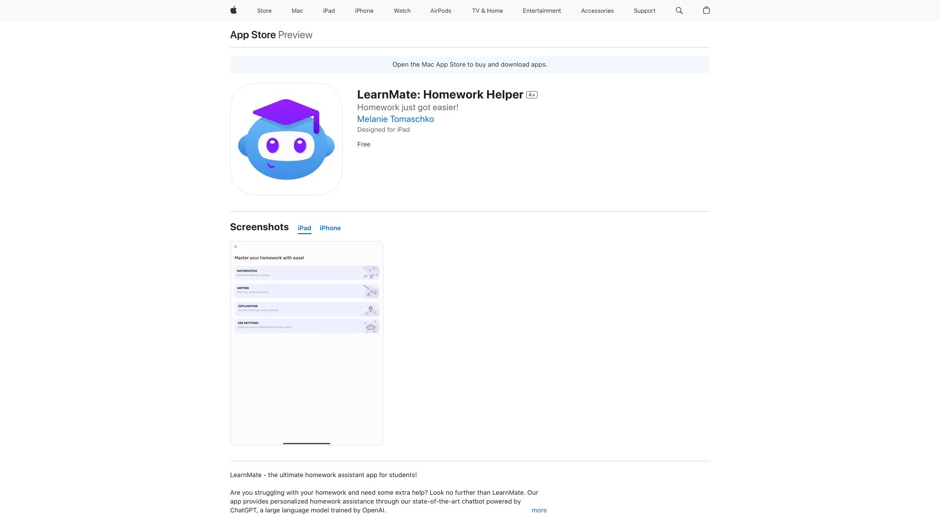 LearnMate: Homework Helper