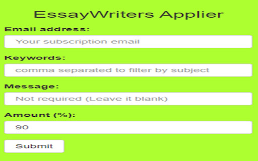 Essay Writer Order Bidding Extension - 谷歌插件
