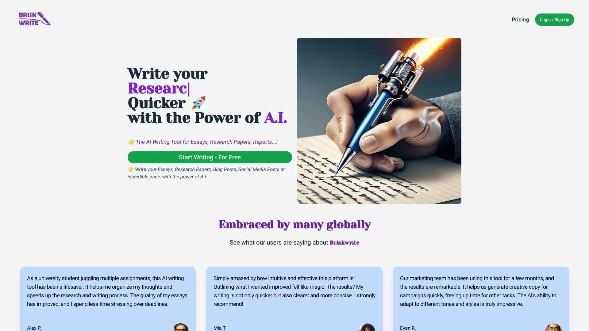 BriskWrite