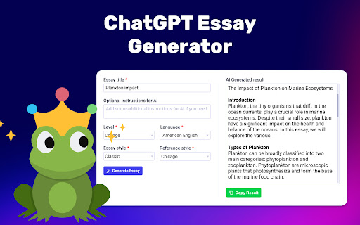 Essay Generator - 谷歌插件
