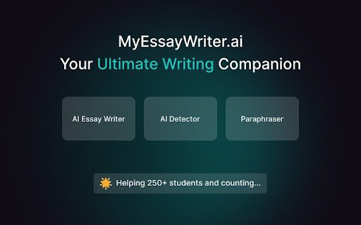 MyEssayWriter.AI - 谷歌插件