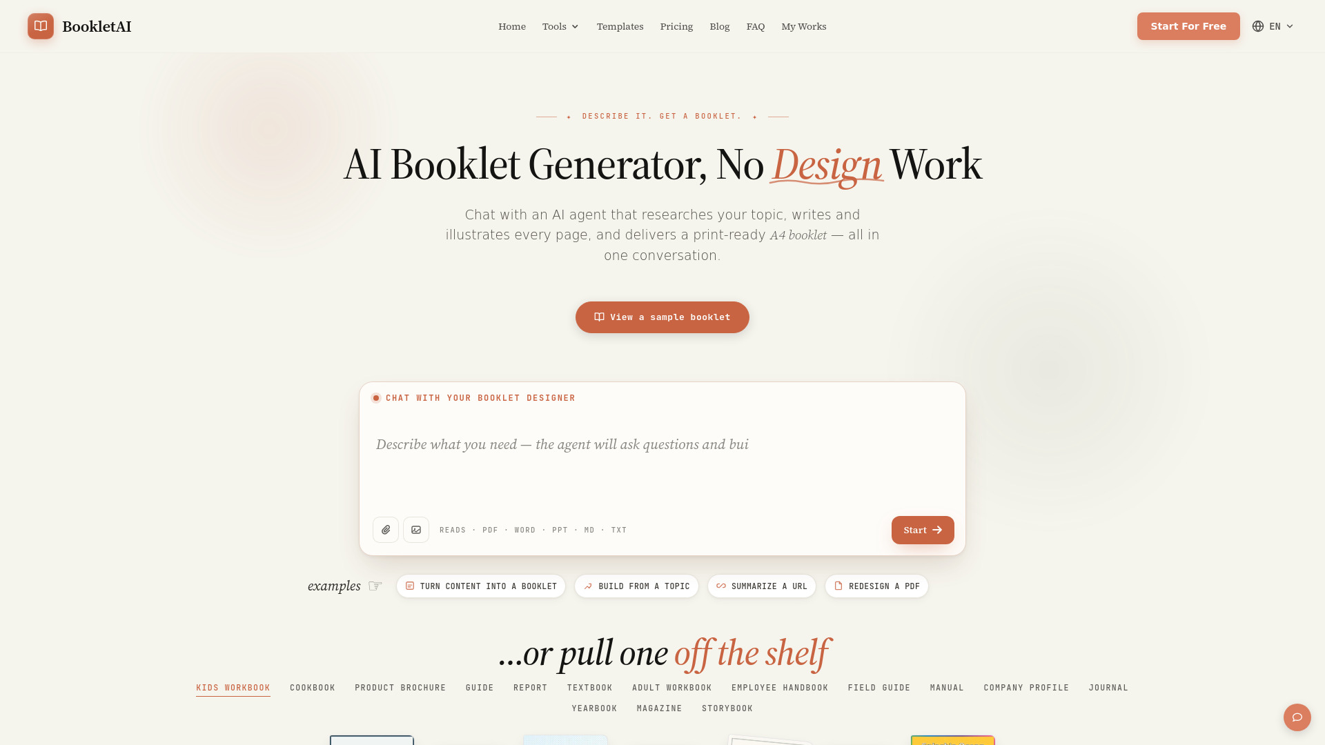 Booklet AI