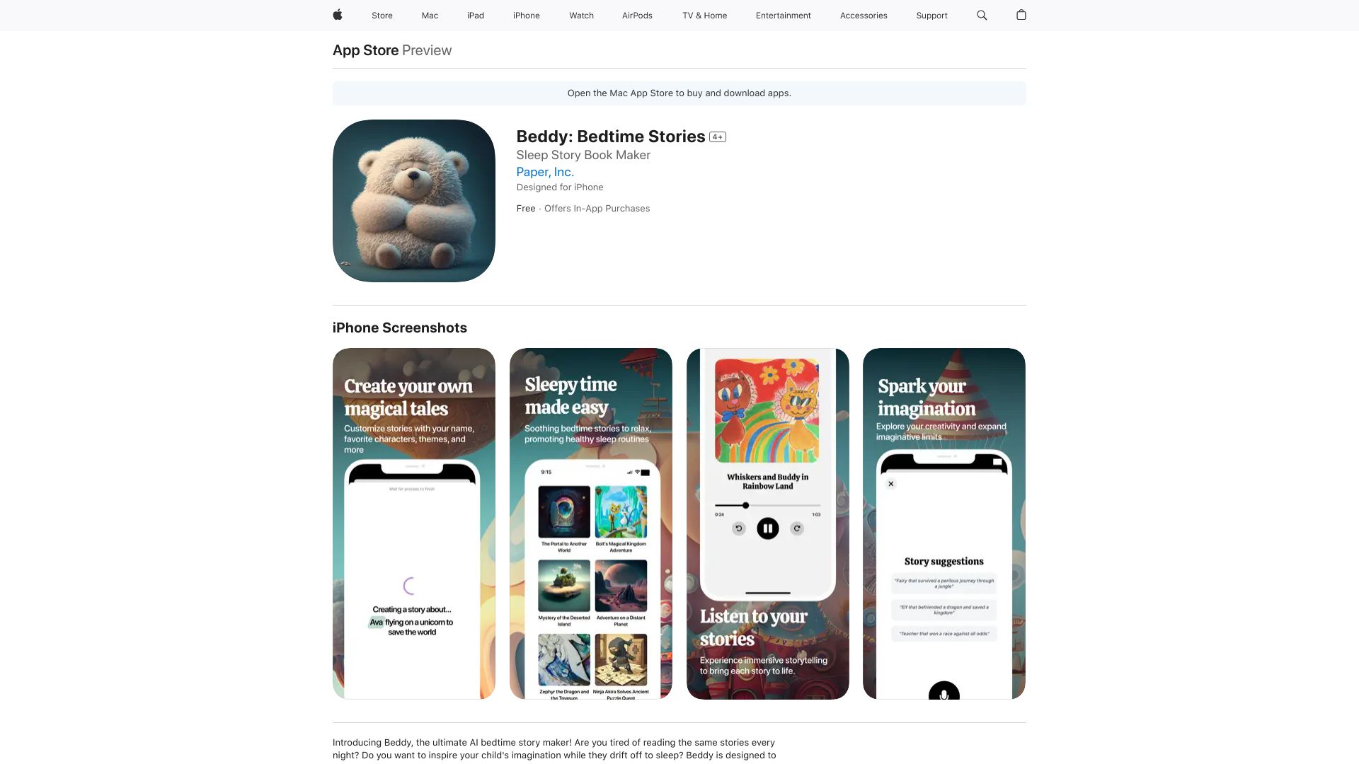 Beddy: Bedtime Stories