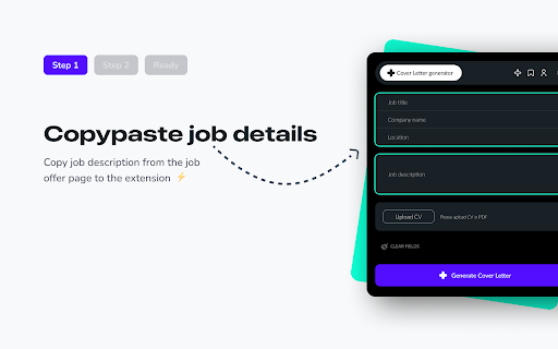 AI Cover Letter Generator - 谷歌插件