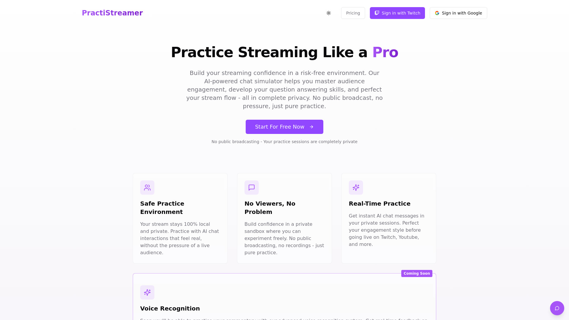 PractiStreamer