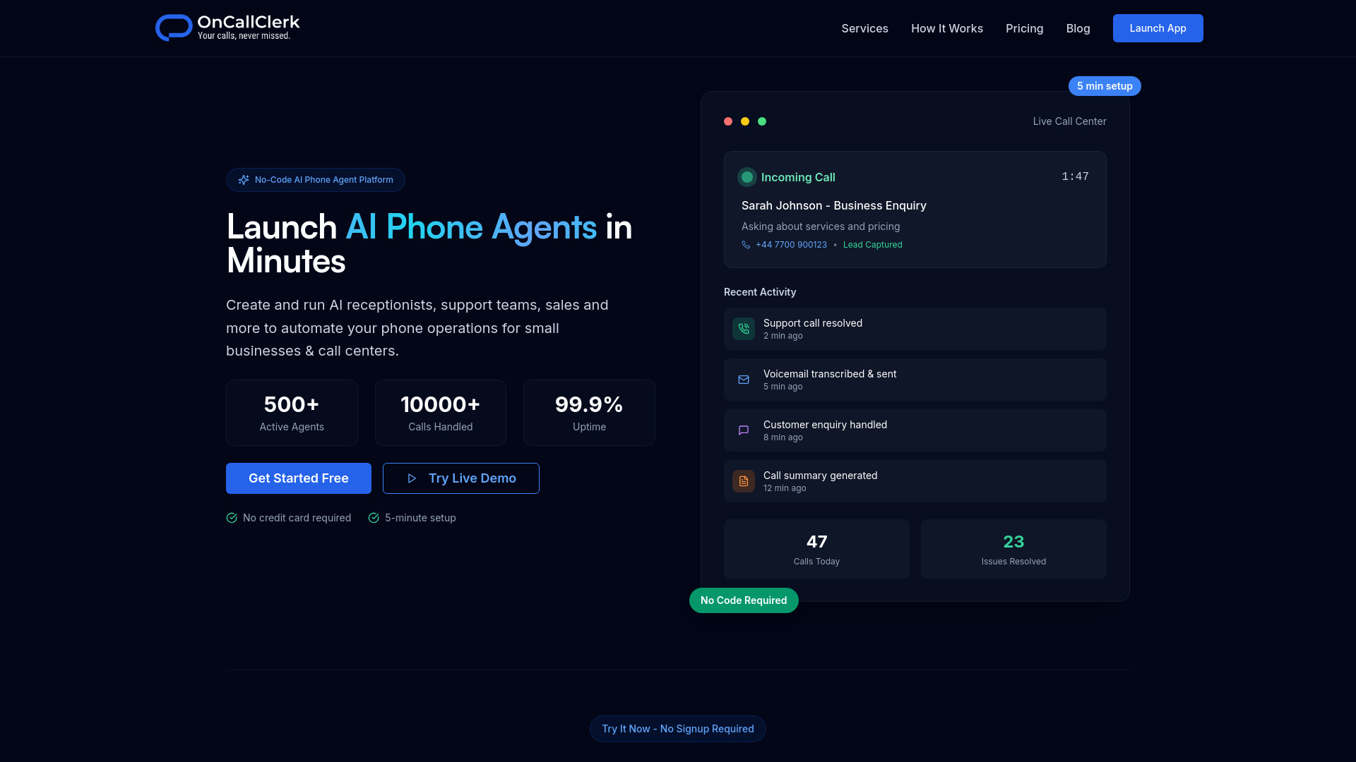 OnCallClerk