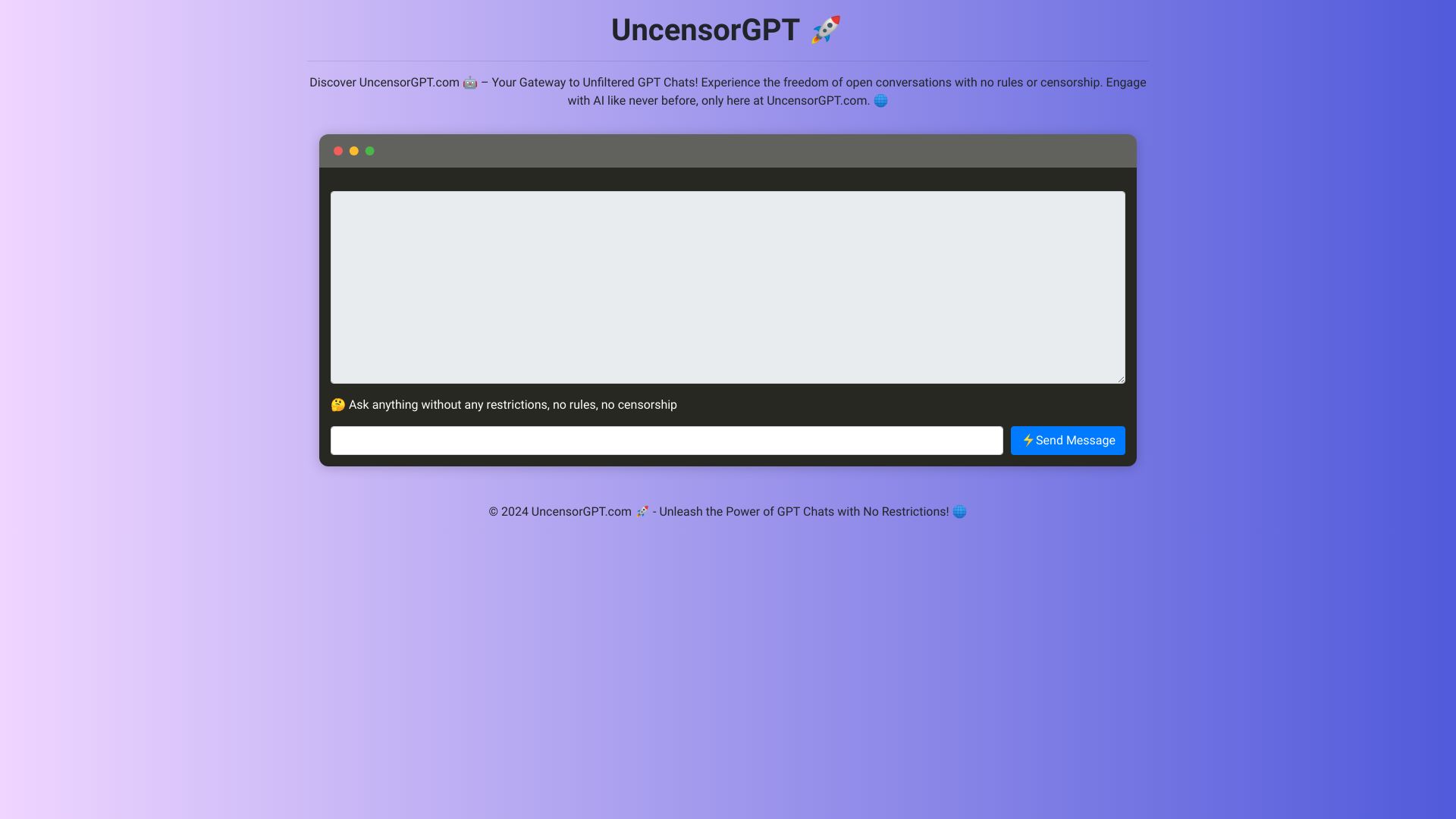 UncensorGPT.com