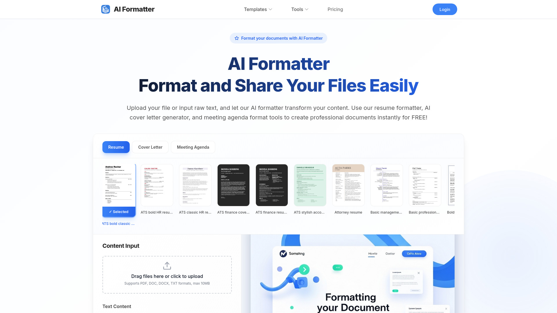 AI Formatter