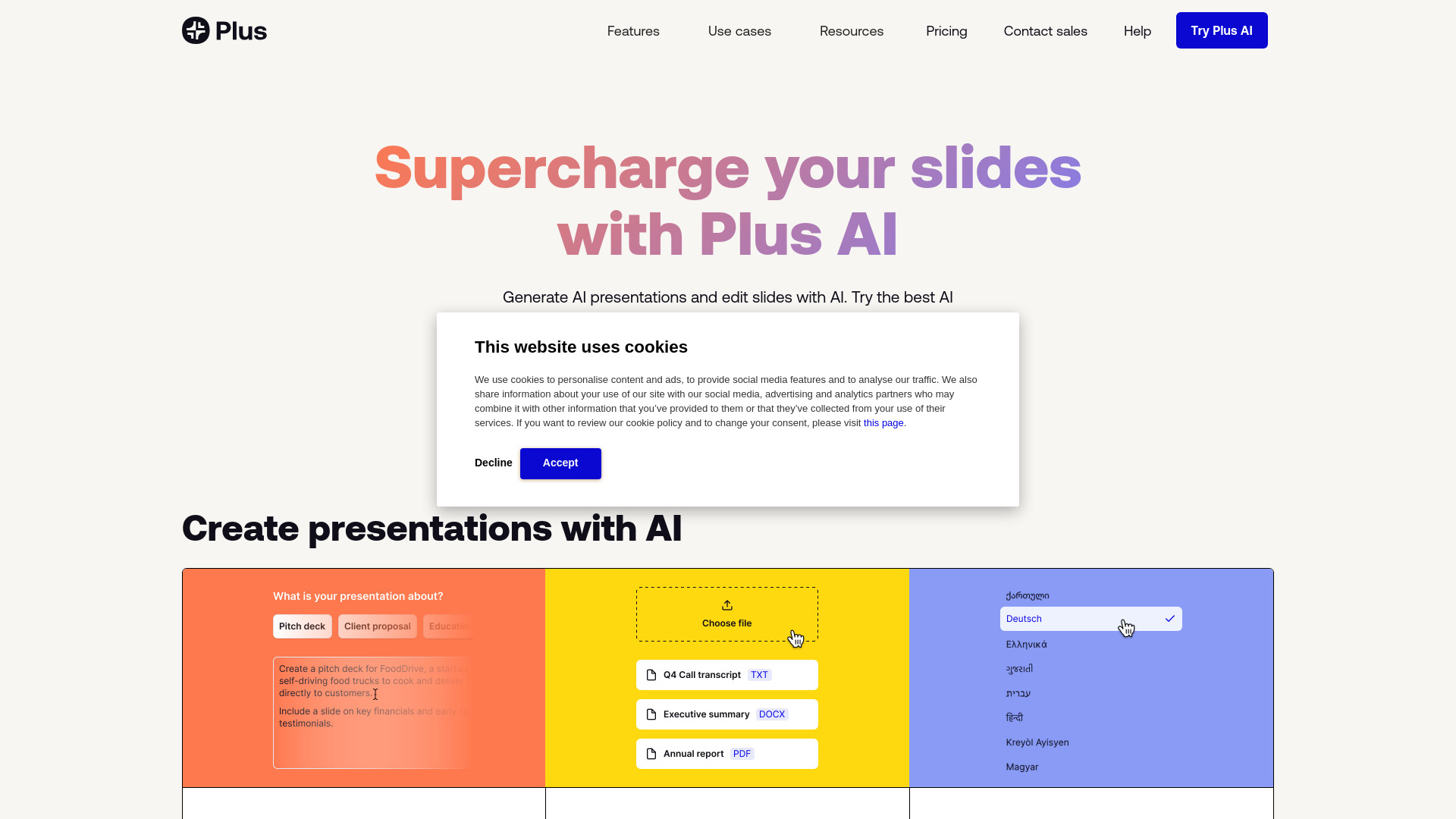 Plus AI
