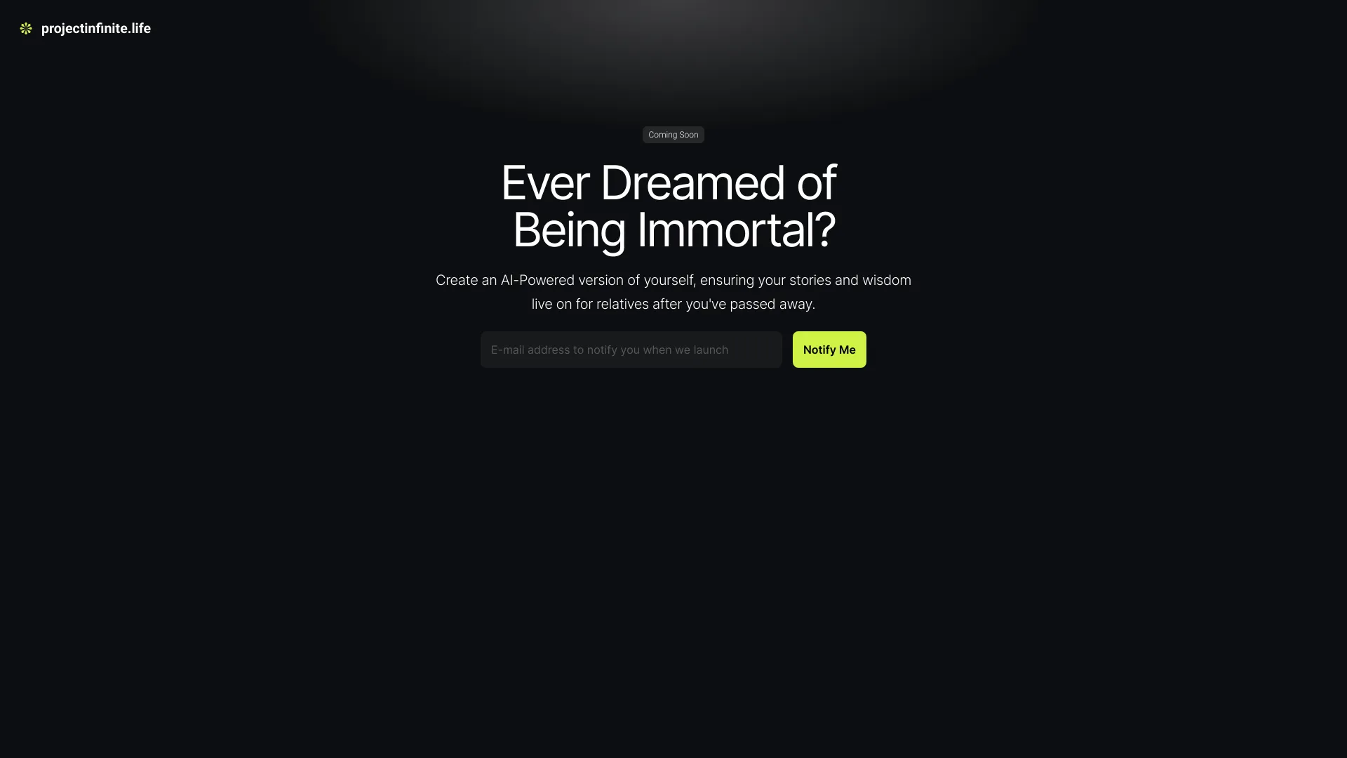 Project Infinite Life