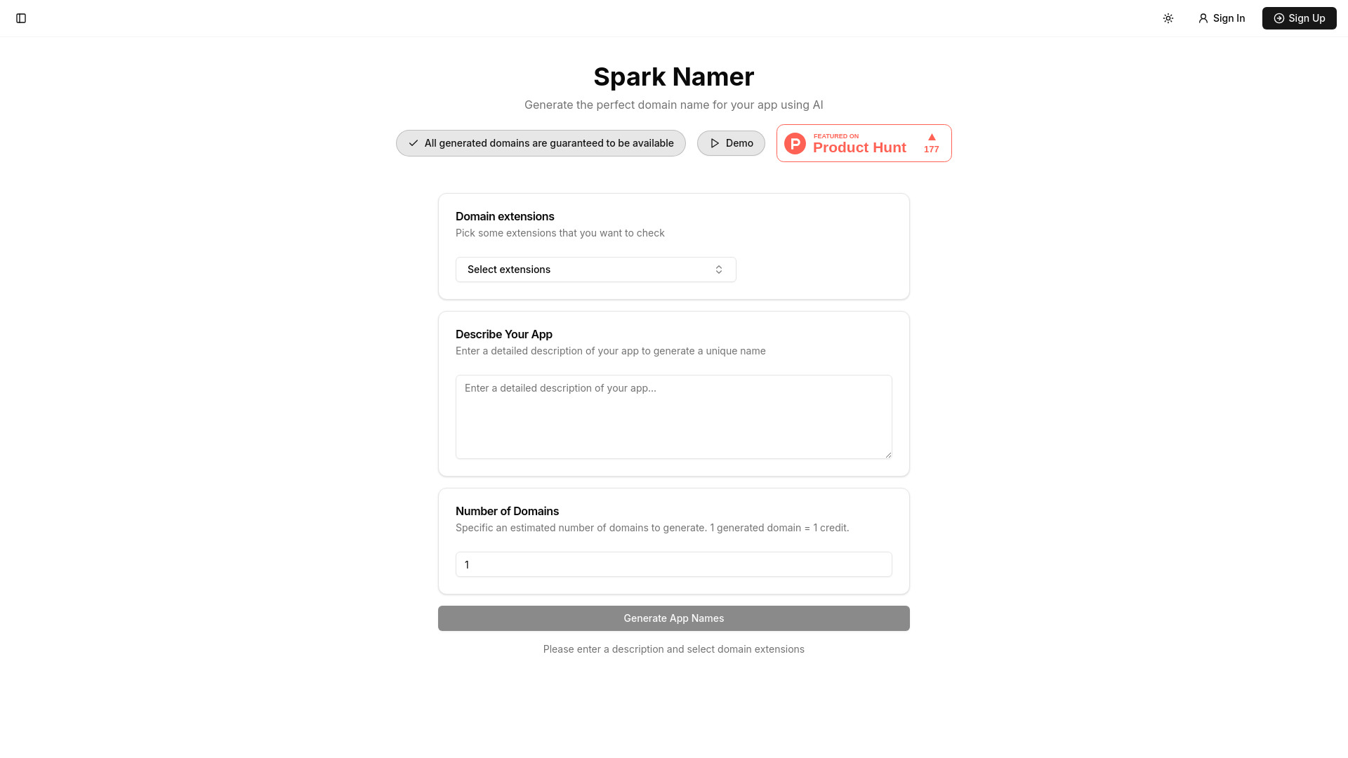 Spark Namer
