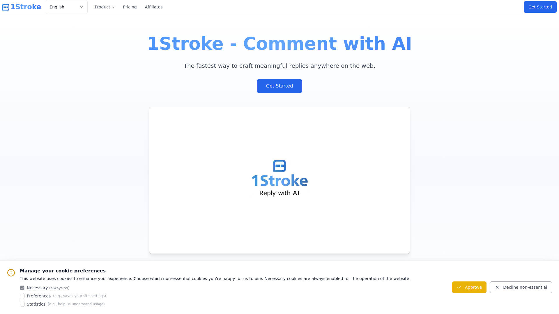 1Stroke - Reply with AI