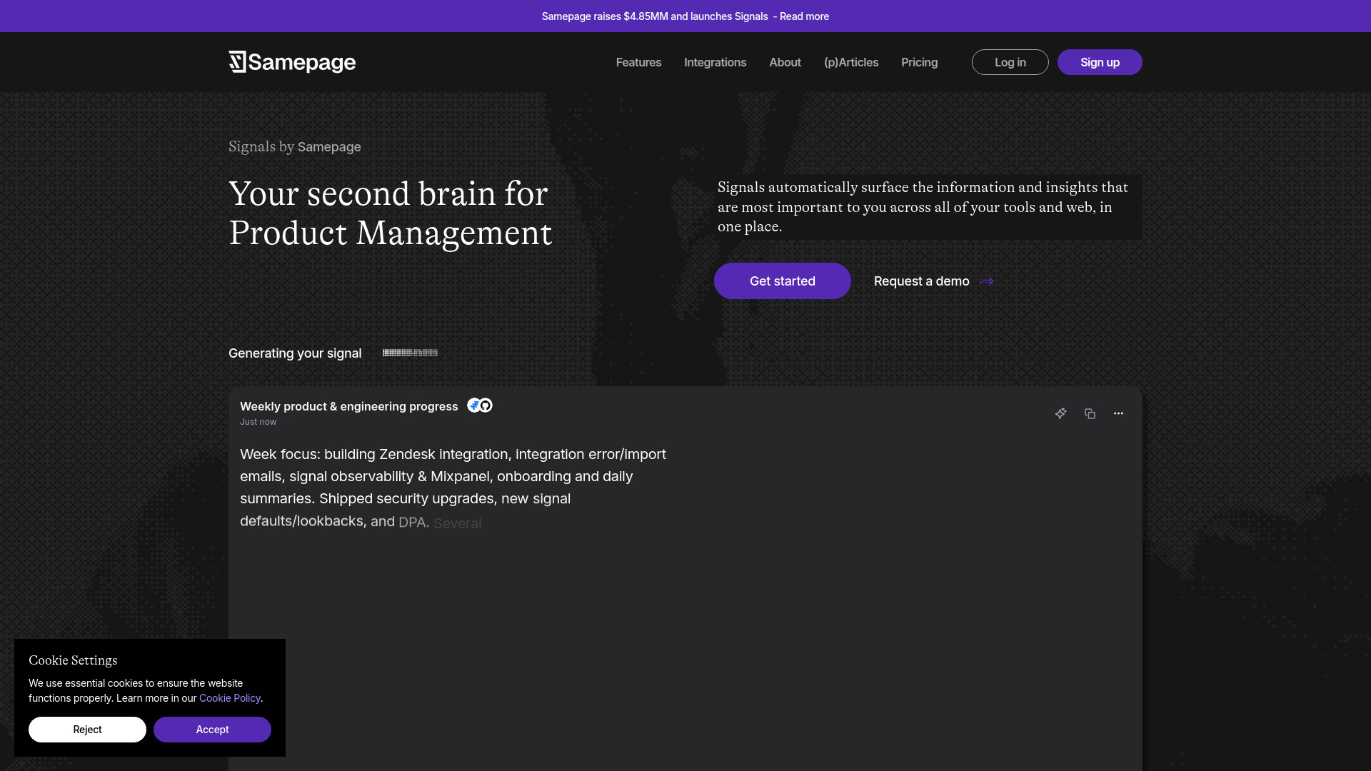 Samepage Signals