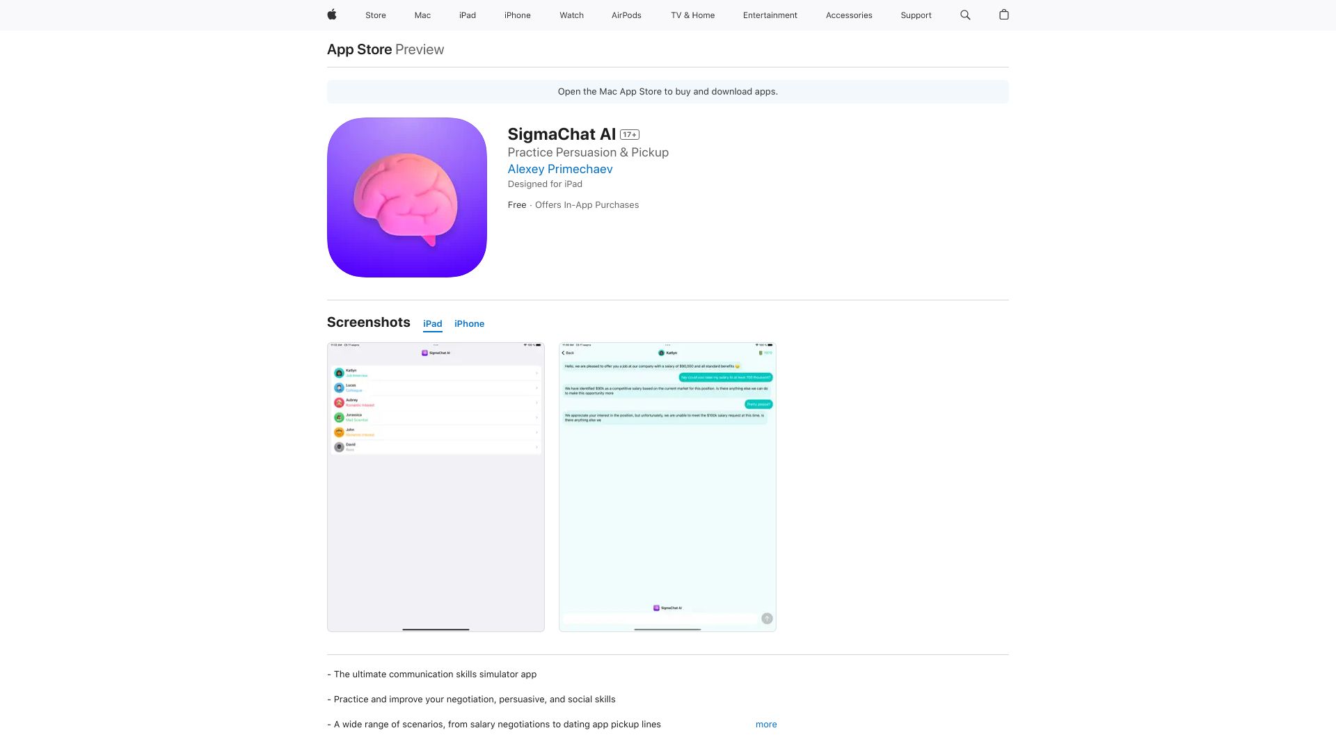 Conflict• on the App Store