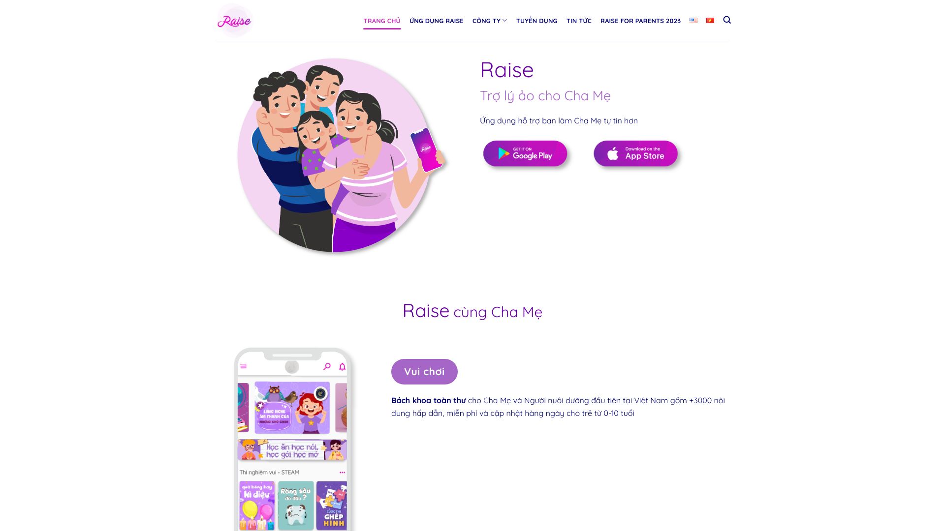 Raise - Virtual Assistant for Parents