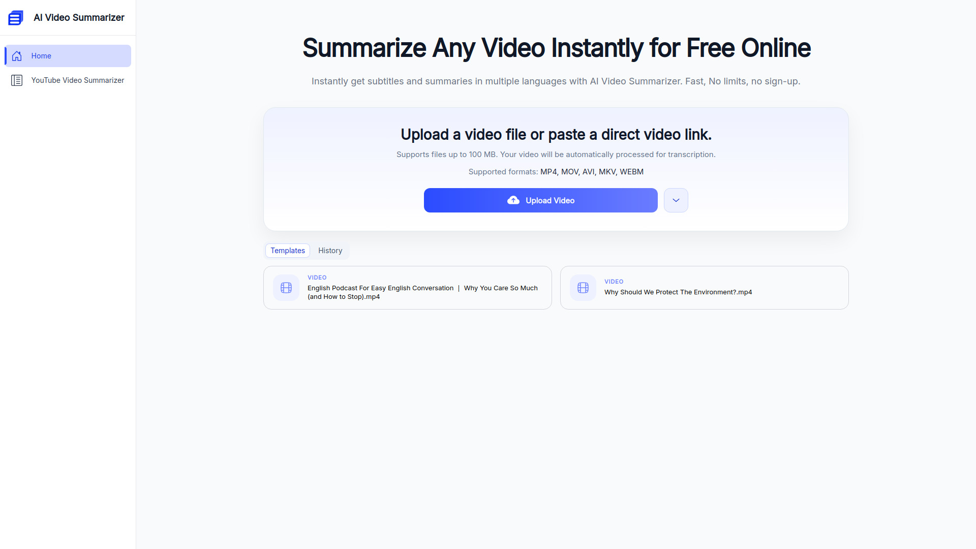 AI Video Summarizer: Convert Any Video to Text Online