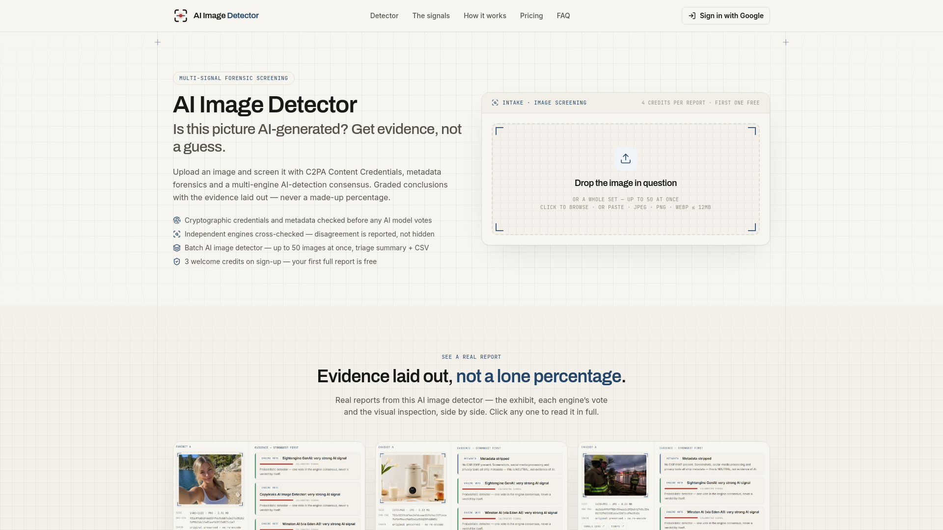 AI Image Detector