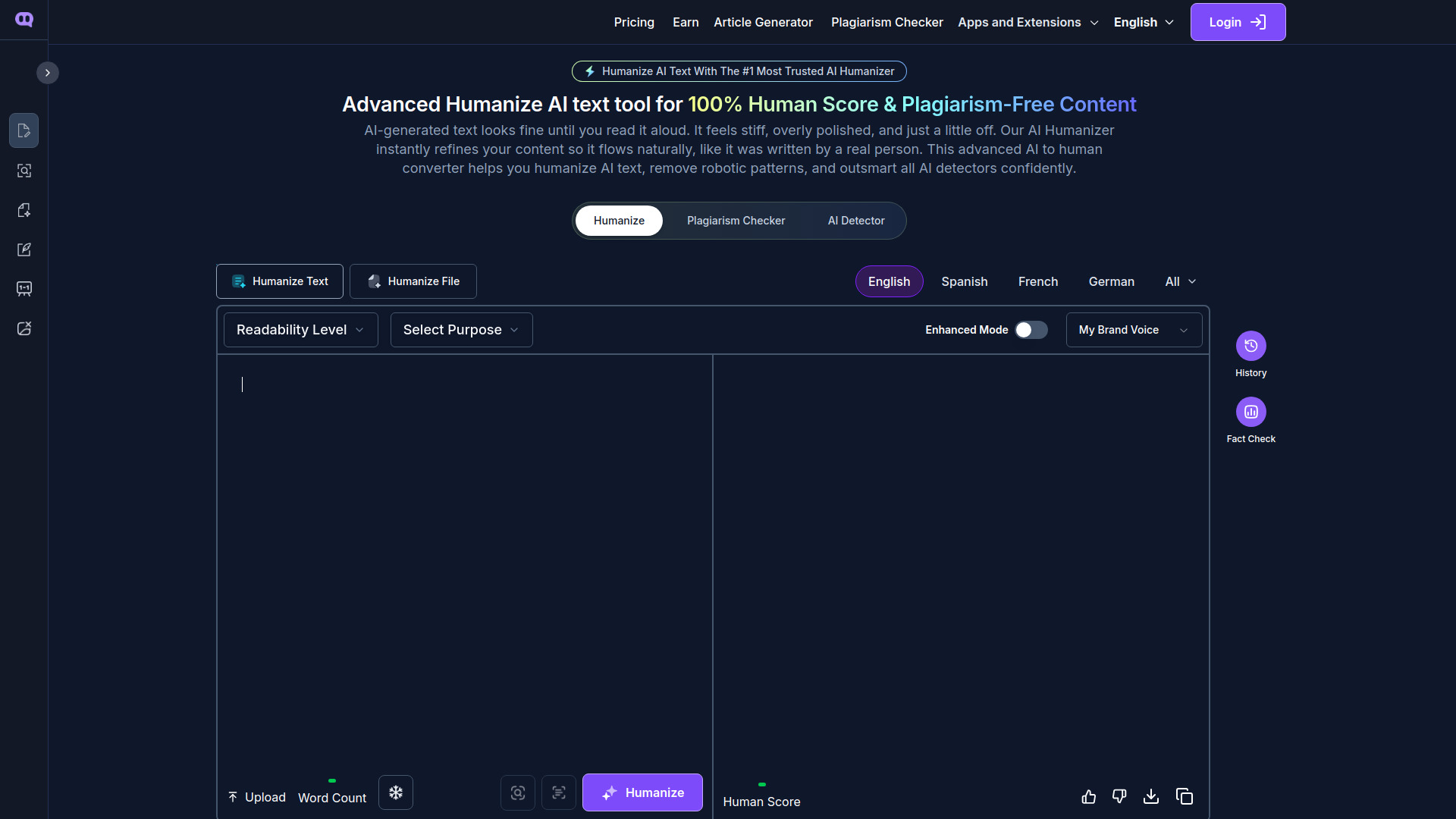 Humanizeaitext AI