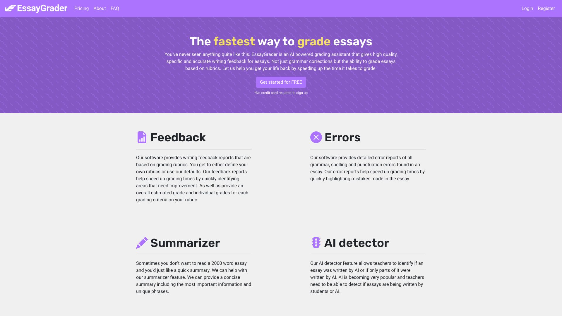 Essay Grader AI