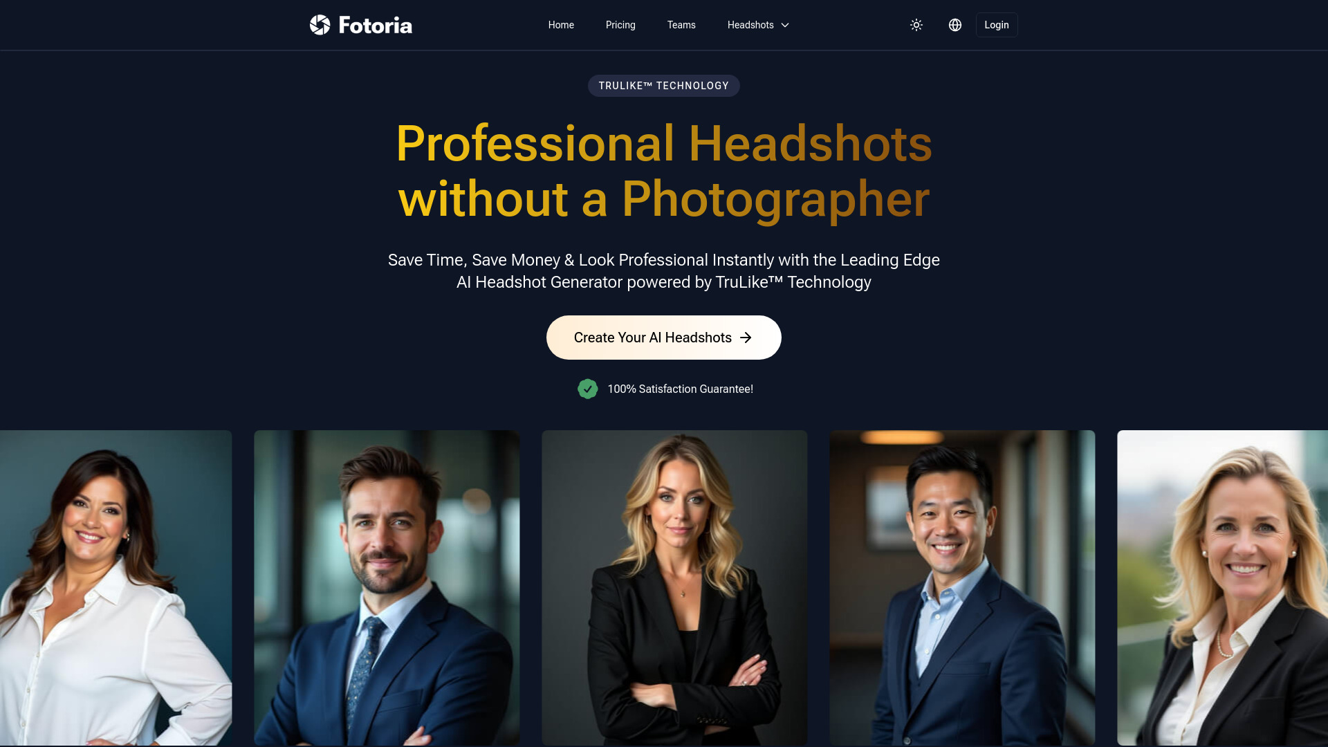 Fotoria - AI Headshot Generator