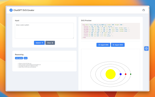 ChatGPT SVG Creator - 谷歌插件