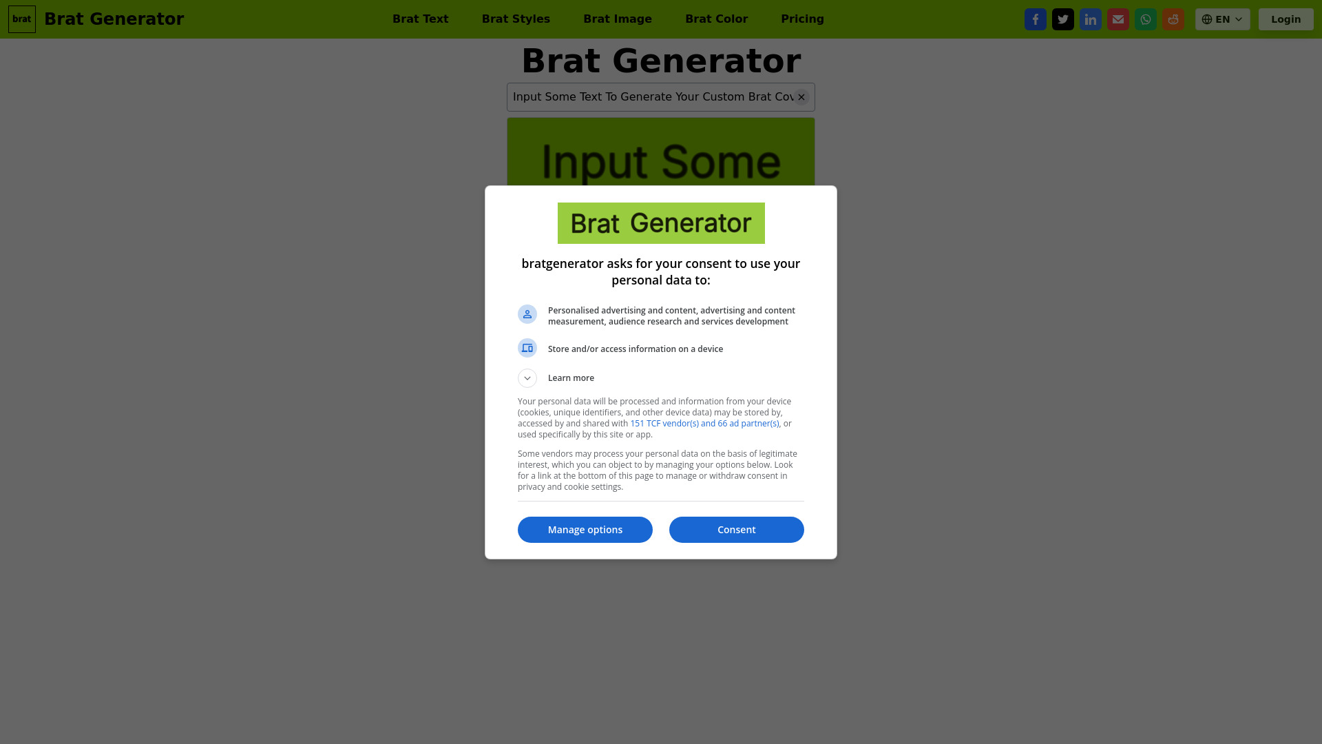 Brat Generator