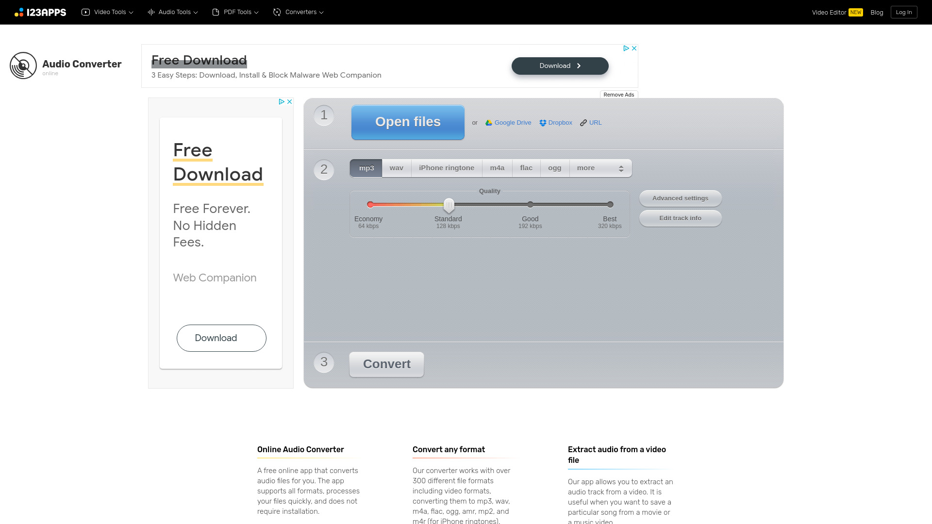Online Audio Converter