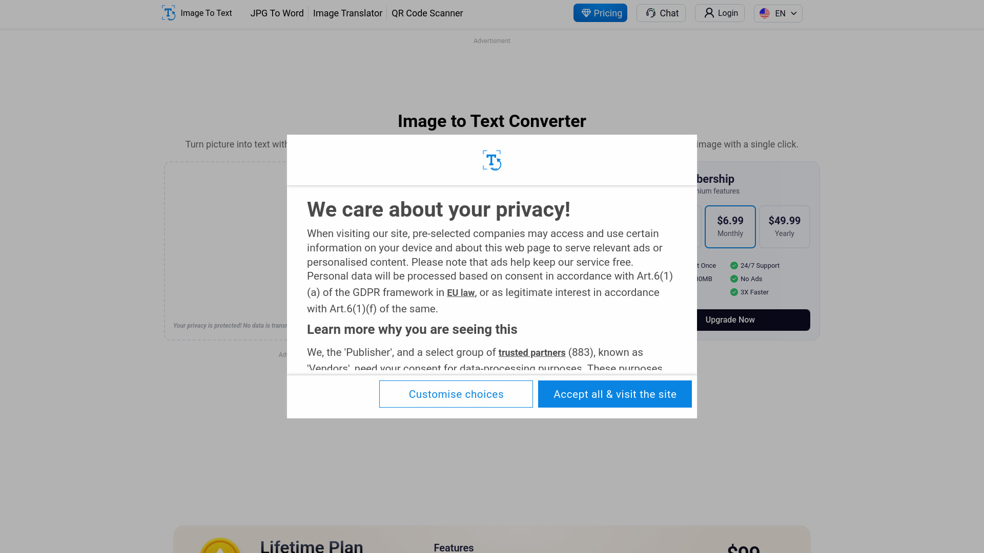 Image to Text converter