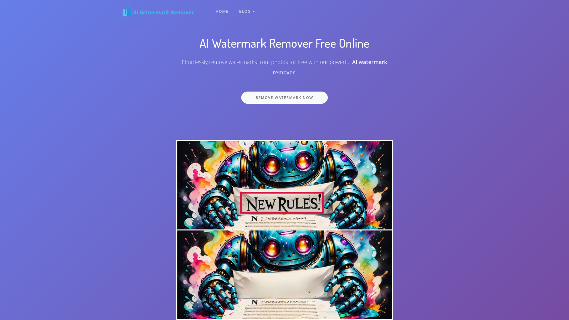 AI Watermark Remover