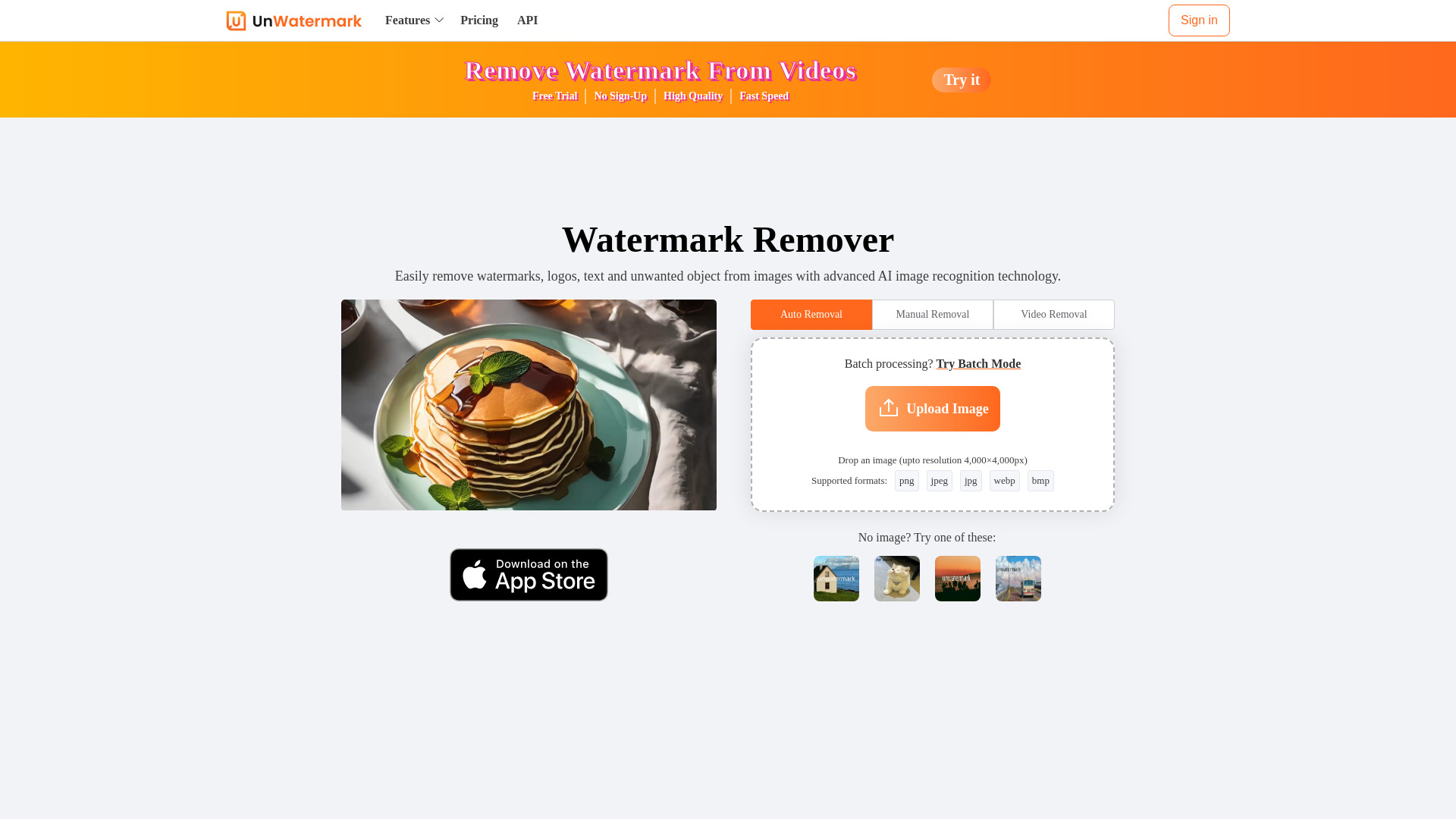 Unwatermark AI