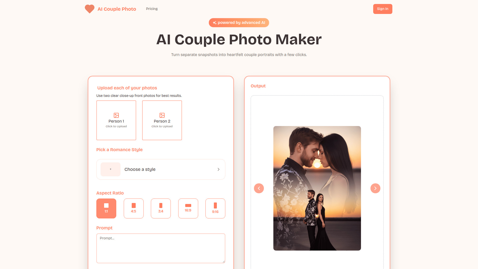 AI Couple Photo